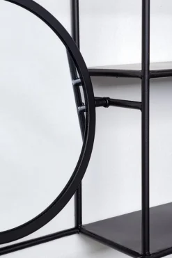 Bizzotto MENSOLA C-SPECCHIO NUCLEOS NERO