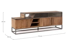 Online Bizzotto MOBILE PORTA TV IN LEGNO - JANAK