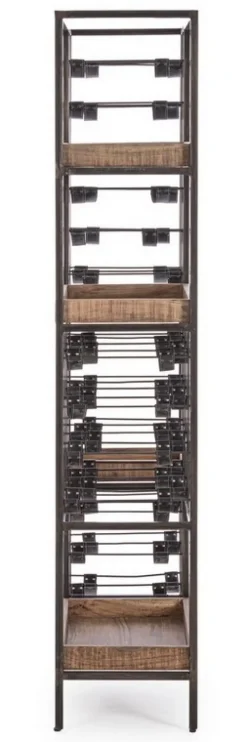 Outlet Bizzotto MOBILE PORTABOTTIGLIE IN ACCIAIO - ELMER