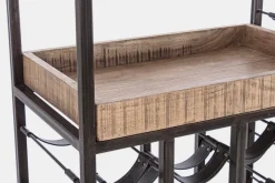 Outlet Bizzotto MOBILE PORTABOTTIGLIE IN ACCIAIO - ELMER