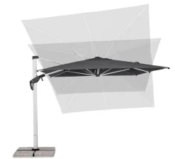 Online Bizzotto OMBRELLONE BRACCIO ARIES 3X4 ANOD-GRI T