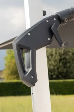 Outlet Bizzotto OMBRELLONE BRACCIO ARIES 3X3 ANOD-GRI T