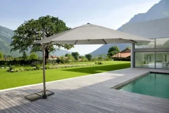 Clearance Bizzotto OMBRELLONE BRACCIO IN ALLUMINIO SABBIA - ORLAND