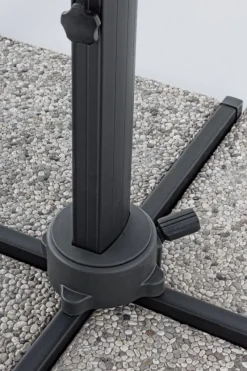 Best Bizzotto OMBRELLONE BRACCIO IN ALLUMINIO 3X4 ANTRACITE - INES