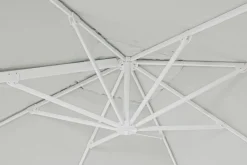 Outlet Bizzotto OMBRELLONE BRACCIO IN ALLUMINIO 3X3 BIANCO - EDEN