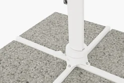 Outlet Bizzotto OMBRELLONE BRACCIO IN ALLUMINIO 3X3 BIANCO - EDEN