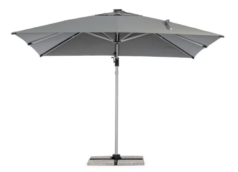 Hot Bizzotto OMBRELLONE BRACCIO IN ALLUMINIO 3X3 ANTRACITE - INES