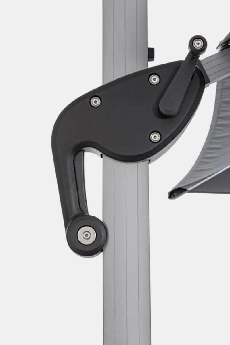 Hot Bizzotto OMBRELLONE BRACCIO IN ALLUMINIO 3X3 ANTRACITE - INES