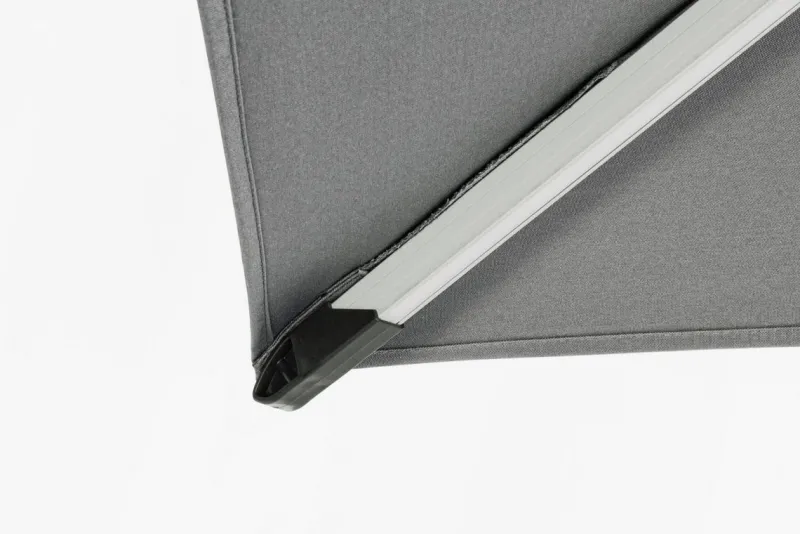 Hot Bizzotto OMBRELLONE BRACCIO IN ALLUMINIO 3X3 ANTRACITE - INES