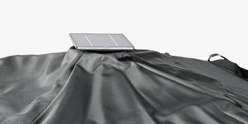 Hot Bizzotto OMBRELLONE BRACCIO IN ALLUMINIO 3X3 ANTRACITE - INES