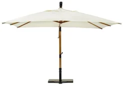 Discount Bizzotto OMBRELLONE BRACCIO IN LEGNO 3X4 ECRU - CAPUA