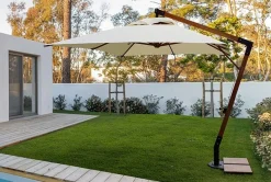 Discount Bizzotto OMBRELLONE BRACCIO IN LEGNO 3X4 ECRU - CAPUA