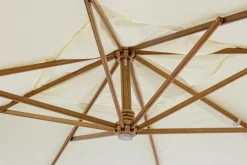 Discount Bizzotto OMBRELLONE BRACCIO IN LEGNO 3X4 ECRU - CAPUA