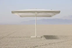 Best Bizzotto OMBRELLONE IN ALLUMINIO 4X4 BIANCO GRIGIO - ALGHERO