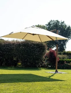 Best Bizzotto OMBRELLONE IN ALLUMINIO 3X3 BEIGE - ORION