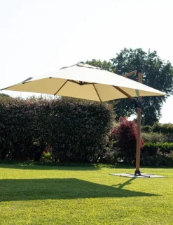 Best Bizzotto OMBRELLONE IN ALLUMINIO 3X3 BEIGE - ORION