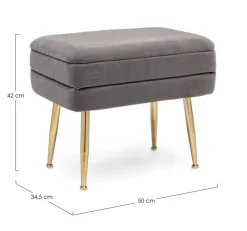 Best Bizzotto PANCA GRIGIO SCURO - PAVLINA