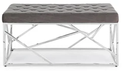 Online Bizzotto PANCA COLOR GRIGIO - RAYAN