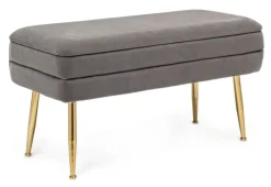 Sale Bizzotto PANCA CONTENITORE GRIGIO SCURO - PAVLINA