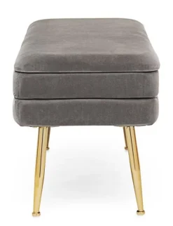 Sale Bizzotto PANCA CONTENITORE GRIGIO SCURO - PAVLINA