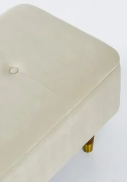 Hot Bizzotto PANCA CONTENITORE IN VELLUTO NATURALE - KIRA