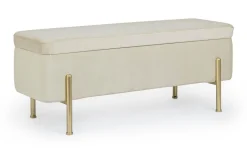 Best Bizzotto PANCA CONTENITORE IN VELLUTO NATURALE - IRINA