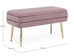 Online Bizzotto PANCA CONTENITORE MALVA - PAVLINA