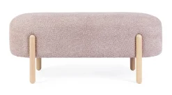 Best Bizzotto PANCA EFFETTO BOUCLE' ROSA ANTICO - DAYLA