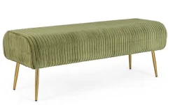 Sale Bizzotto PANCA IN VELLUTO OLIVE - SELENA