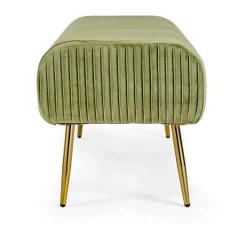 Sale Bizzotto PANCA IN VELLUTO OLIVE - SELENA