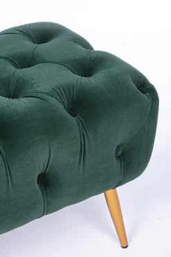 Clearance Bizzotto PANCA IN VELLUTO VERDE - GIACINTA