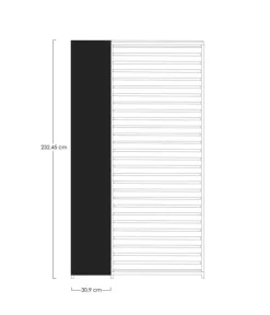 New Bizzotto PANNELLO VERTICALE PERGOLA OCEAN ANTRAC