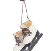 Discount Bizzotto PENDAGLIO CORTINA PATTINI BIANCO H40