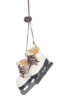 Discount Bizzotto PENDAGLIO CORTINA PATTINI BIANCO H40