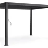 Clearance Bizzotto PERGOLA OCEAN 3X4 ANTRACITE