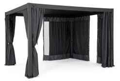 Clearance Bizzotto PERGOLA OCEAN 3X4 ANTRACITE