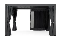 Clearance Bizzotto PERGOLA OCEAN 3X4 ANTRACITE