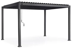 Clearance Bizzotto PERGOLA OCEAN 3X4 ANTRACITE