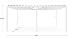 Best Bizzotto PERGOLA OCEAN 3.6X6 BIANCO