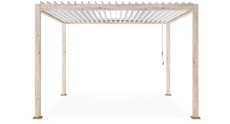 Online Bizzotto PERGOLA OCEAN 3.6X3.6 RUSTIC-BIANCO