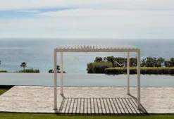 Online Bizzotto PERGOLA OCEAN 3.6X3.6 RUSTIC-BIANCO