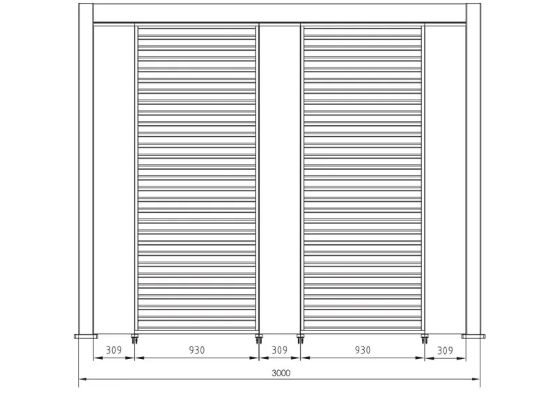 Discount Bizzotto PERGOLA OCEAN 3X4 SETA