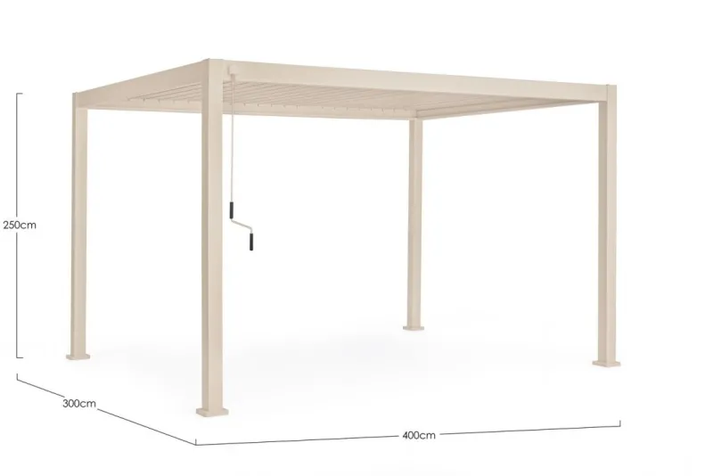 Discount Bizzotto PERGOLA OCEAN 3X4 SETA