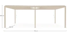 Best Bizzotto PERGOLA OCEAN 3.6X7.2 SETA