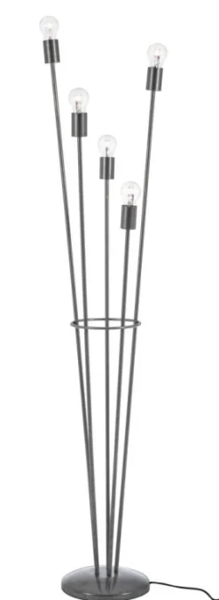 Discount Bizzotto PIANTANA FIACCOLA 5LUCI ARGENTO H155