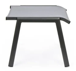 Discount Bizzotto POGGIAPIEDI IN ALLUMINIO IMPILABILE ANTRACITE GK52 - CRUISE