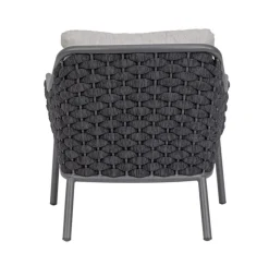 Online Bizzotto POLTRONA ANTRACITE QS22/GRAPHITE - EVERLY