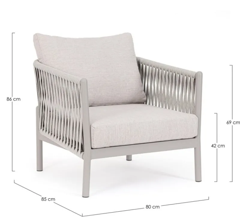 New Bizzotto POLTRONA MOON WG24 - FLORENCIA