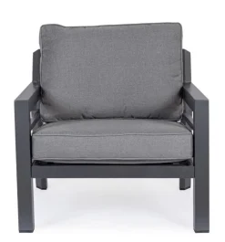 Outlet Bizzotto POLTRONA ANTRACITE PG61 - HENDRIX