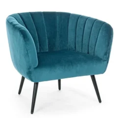 Outlet Bizzotto POLTRONA BLU PAVONE - AVRIL